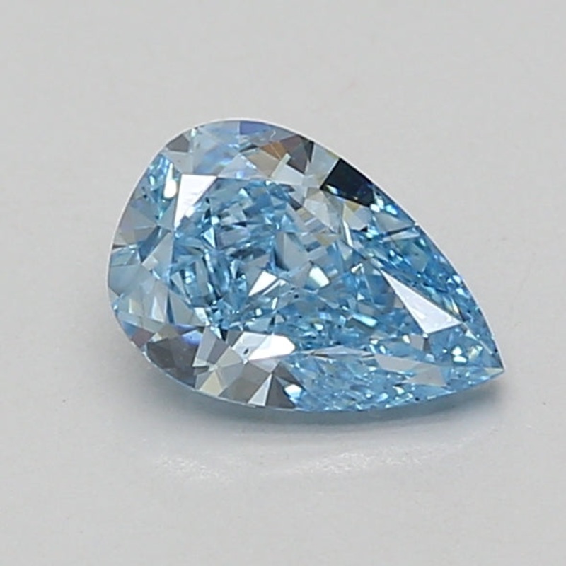 1 Ct Pear Lab Diamond  Fancy Vivid Blue  VS2   IGI