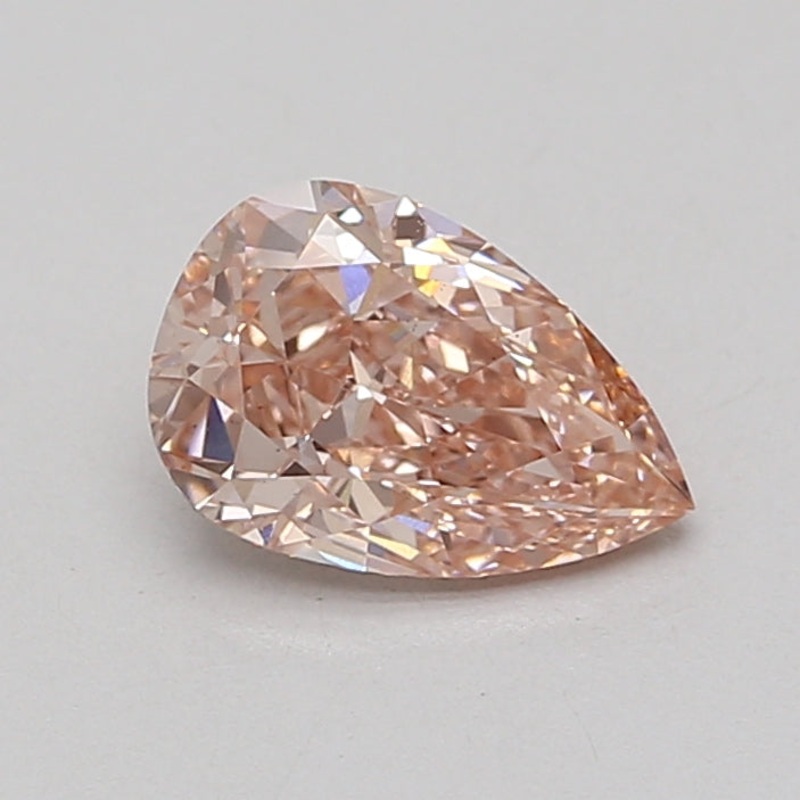 1.42 Ct Pear Lab Diamond  Fancy Intense Pink  VS2   IGI