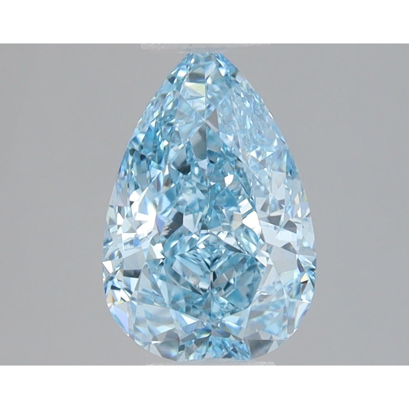 1.42 Ct Pear Lab Diamond  Fancy Vivid Blue  VS1   IGI