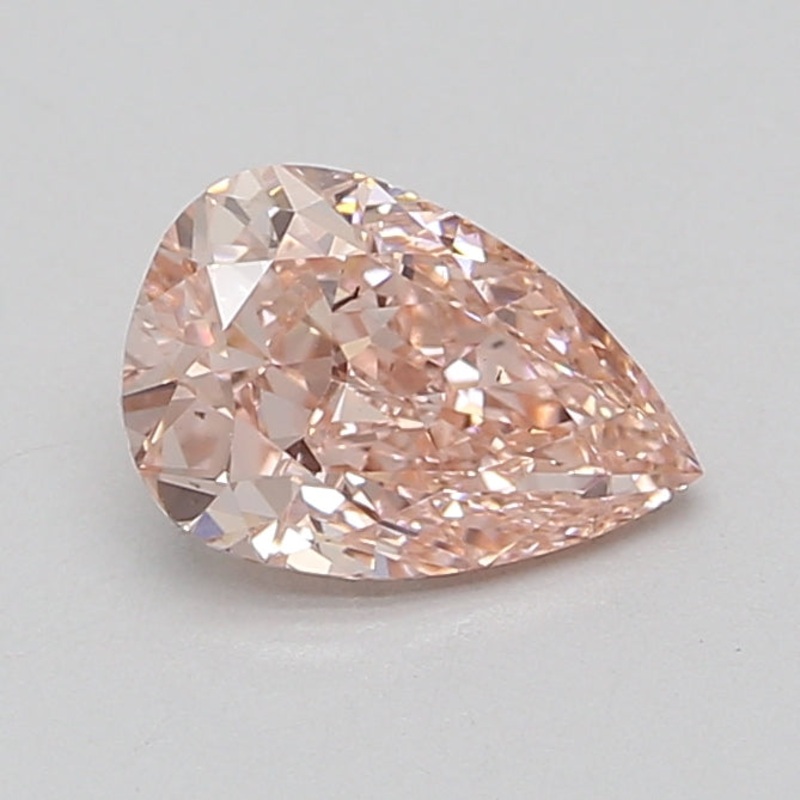 1.45 Ct Pear Lab Diamond  Fancy Vivid Pink  VS2   IGI