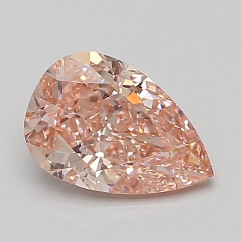 1.49 Ct Pear Lab Diamond  Fancy Vivid Pink  VS2   IGI