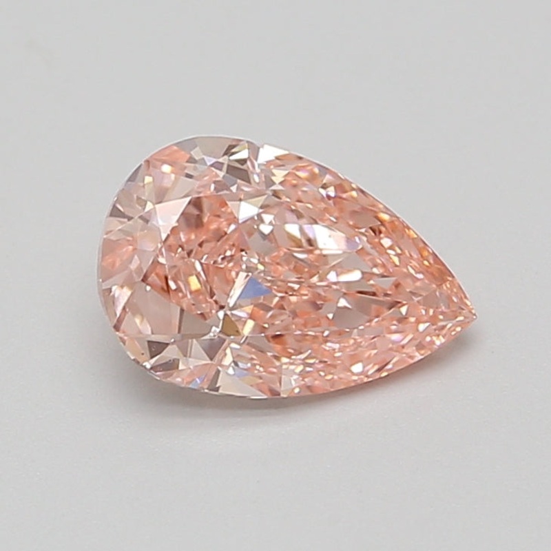 1.51 Ct Pear Lab Diamond  Fancy Vivid Pink  VS2   IGI