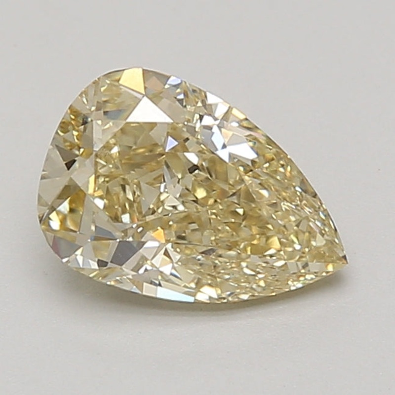 1.52 Ct Pear Lab Diamond  Fancy Intense Yellow  VS1   IGI