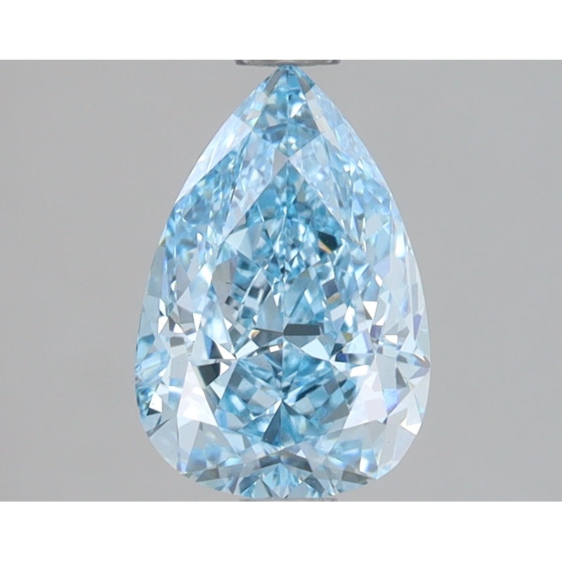 1.52 Ct Pear Lab Diamond  Fancy Vivid Blue  VS1   IGI