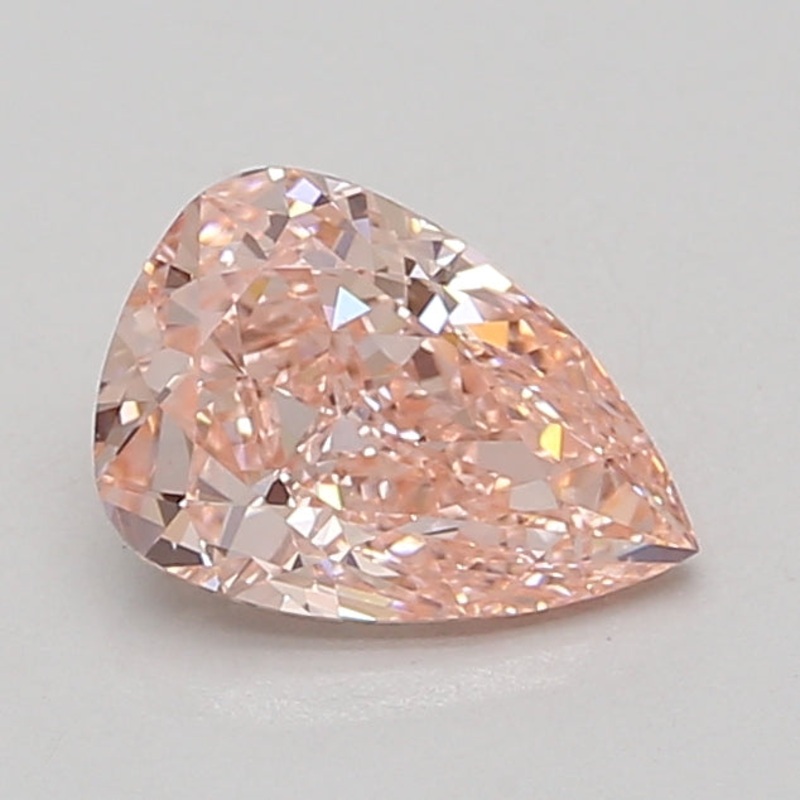 1.52 Ct Pear Lab Diamond  Fancy Vivid Pink  VS1   IGI