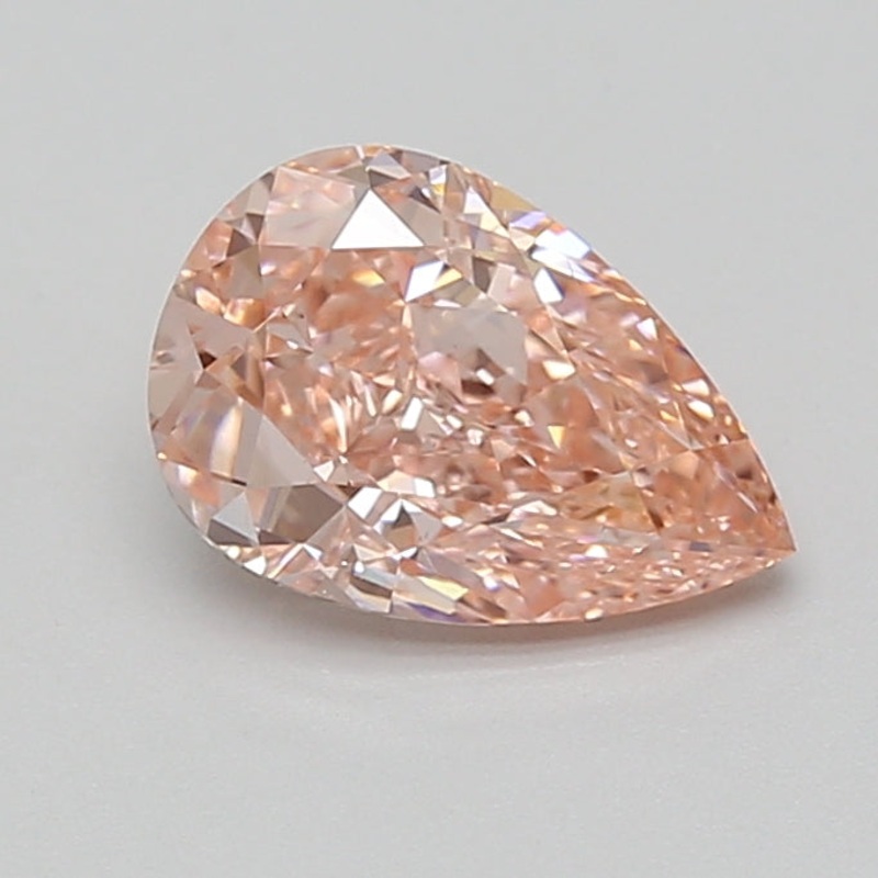 1.52 Ct Pear Lab Diamond  Fancy Vivid Pink  VS2   IGI