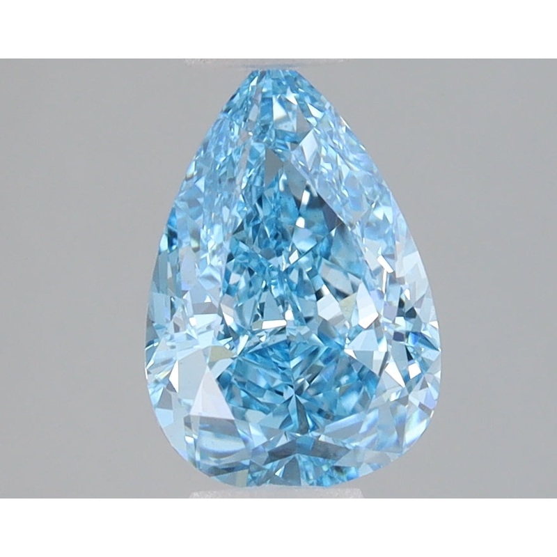 1.54 Ct Pear Lab Diamond  Fancy Vivid Blue  VS1   IGI