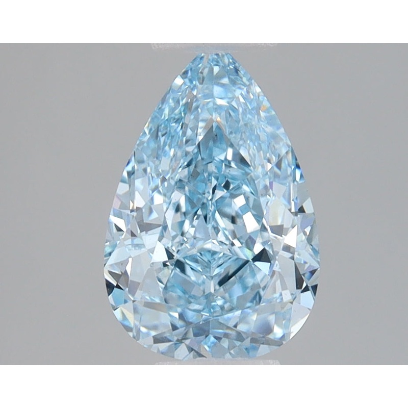 1.55 Ct Pear Lab Diamond  Fancy Vivid Blue  VS1   IGI