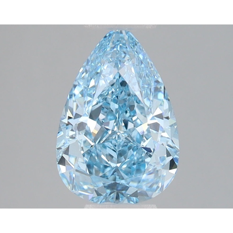 1.55 Ct Pear Lab Diamond  Fancy Vivid Blue  VVS2   IGI