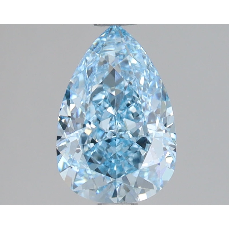 1.56 Ct Pear Lab Diamond  Fancy Vivid Blue  VS1   IGI