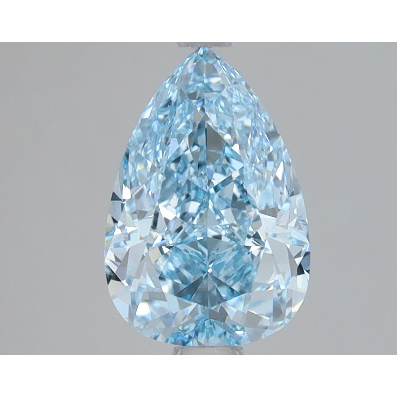 1.56 Ct Pear Lab Diamond  Fancy Vivid Blue  VVS2   IGI