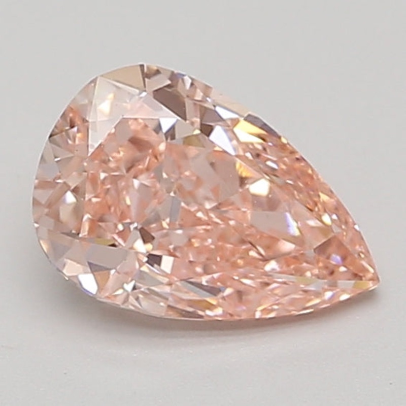 1.56 Ct Pear Lab Diamond  Fancy Vivid Pink  VS1   IGI