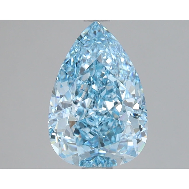 1.58 Ct Pear Lab Diamond  Fancy Vivid Blue  VVS2   IGI
