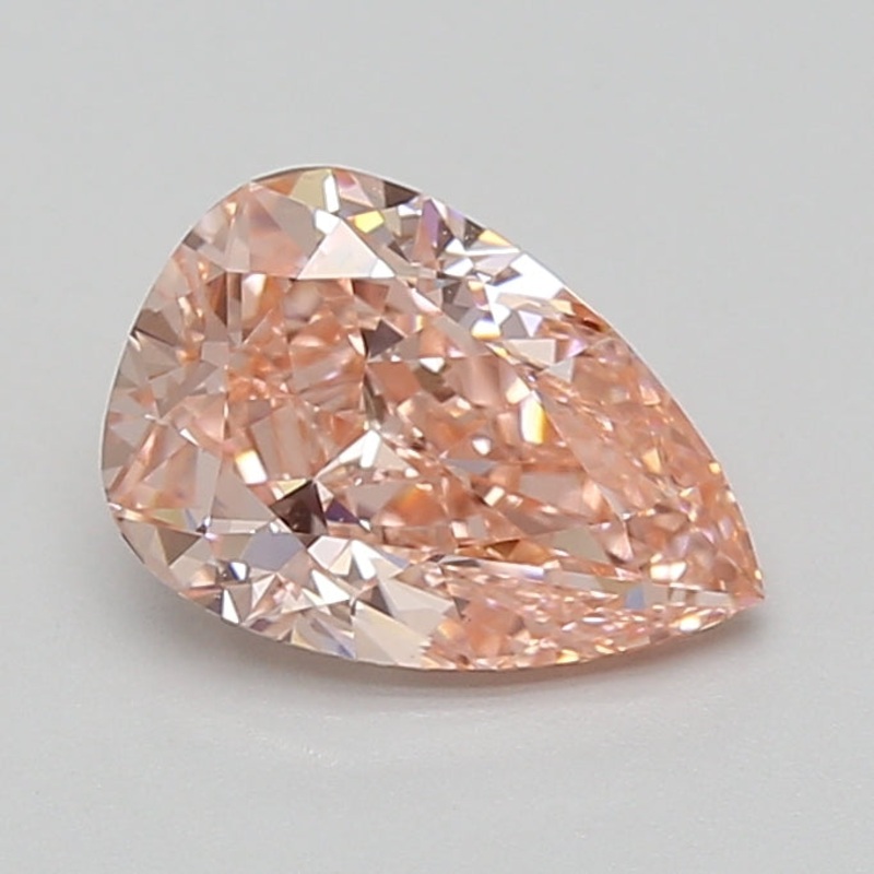 1.59 Ct Pear Lab Diamond  Fancy Vivid Pink  VS1   IGI