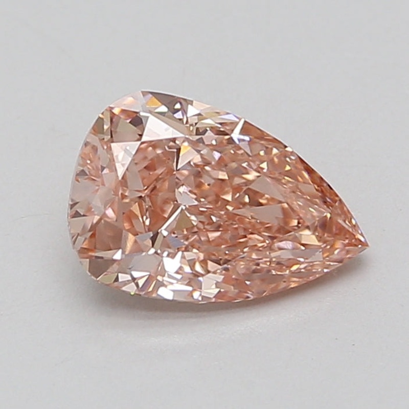 1.75 Ct Pear Lab Diamond  Fancy Vivid Pink  VS1   IGI
