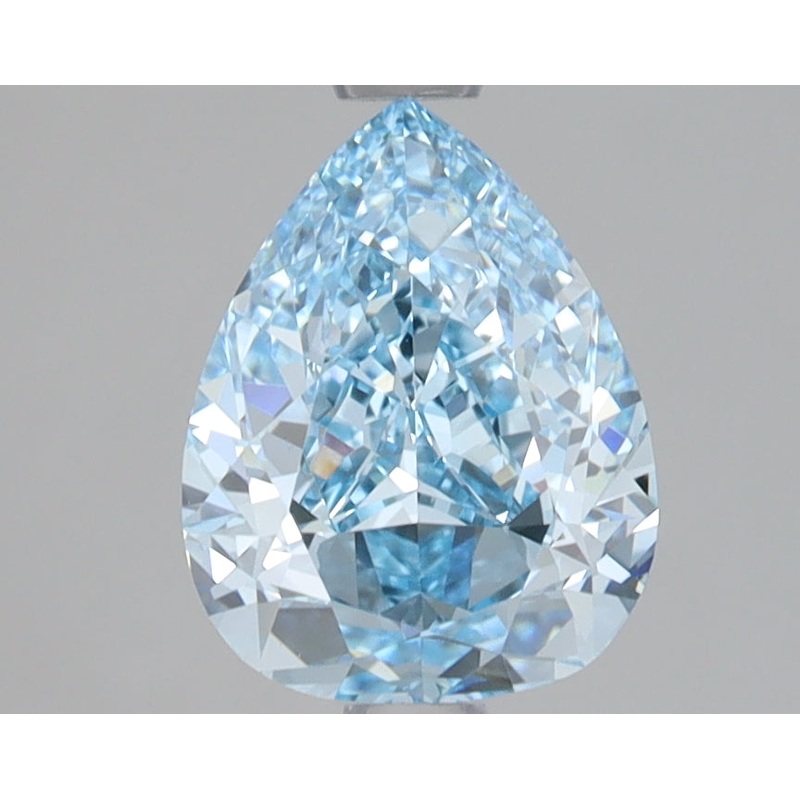 1.85 Ct Pear Lab Diamond  Fancy Vivid Blue  VS1   IGI
