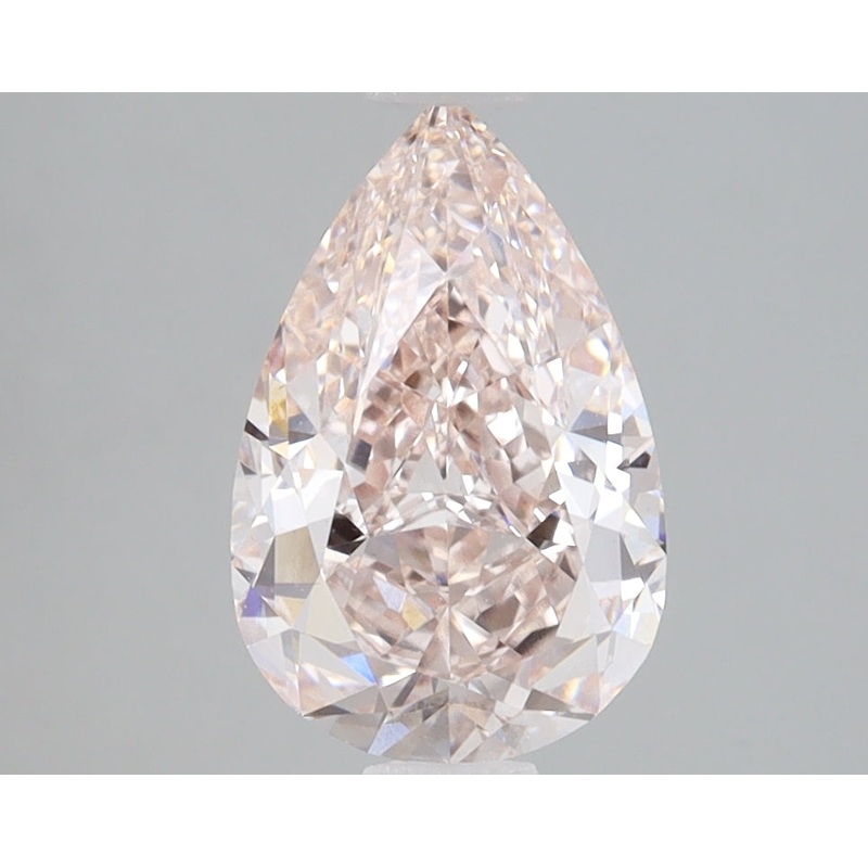 1.94 Ct Pear Lab Diamond  Fancy Light Brown Pink  VS1   IGI