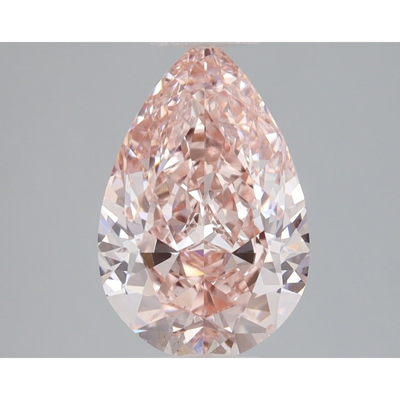 1.96 Ct Pear Lab Diamond  Fancy Intense Pink  VS2   IGI