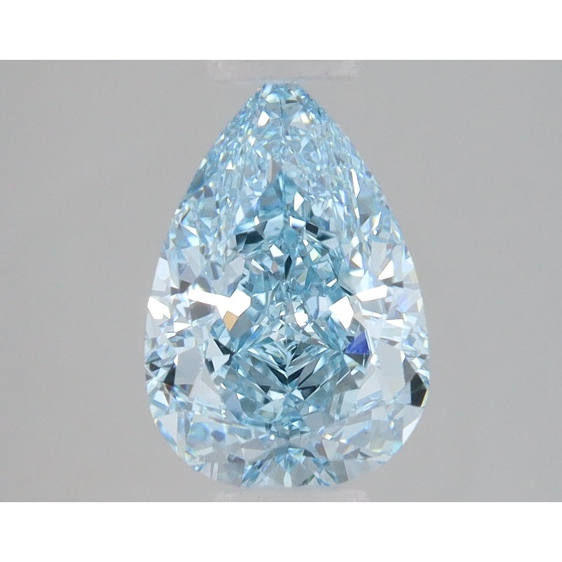 2.01 Ct Pear Lab Diamond  Fancy Vivid Blue  VS1   IGI