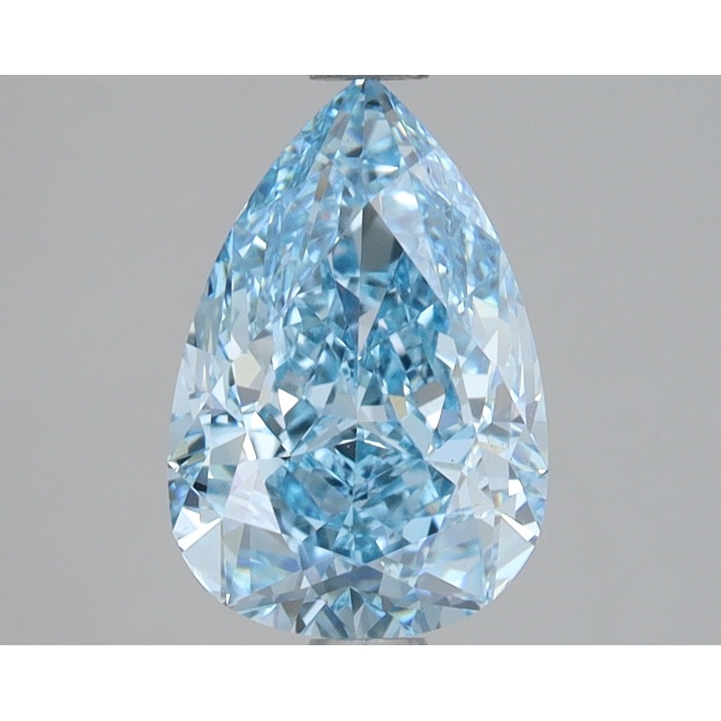 2.02 Ct Pear Lab Diamond  Fancy Vivid Blue  VS1   IGI