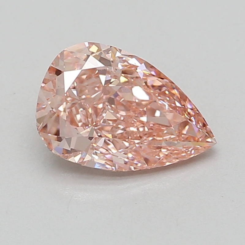 2.03 Ct Pear Lab Diamond  Fancy Vivid Pink  VS2   IGI