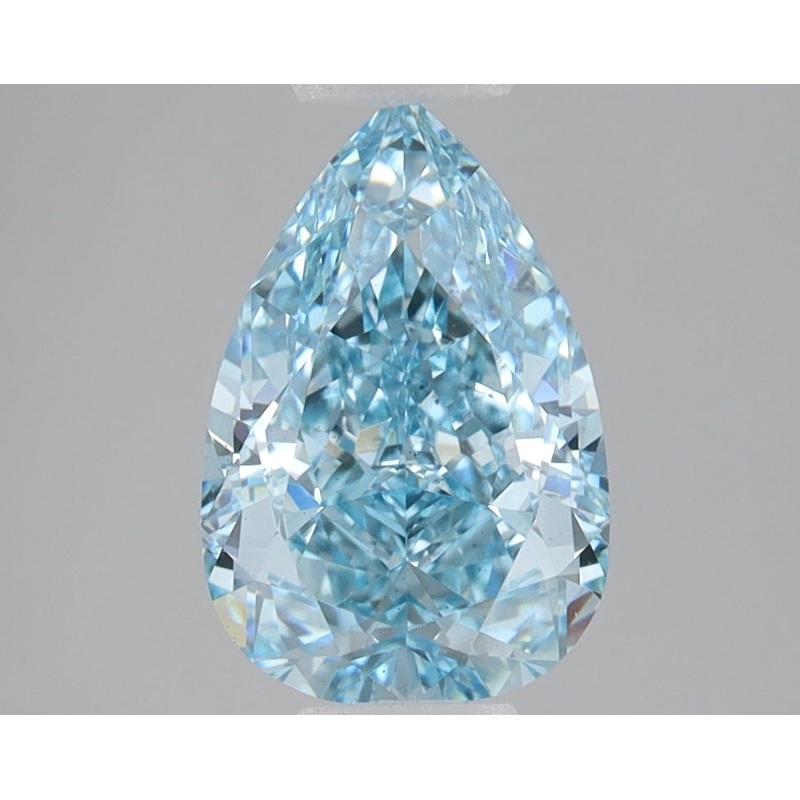2.05 Ct Pear Lab Diamond  Fancy Vivid Blue  VS2   IGI