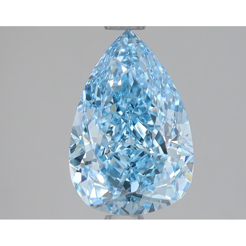 2.05 Ct Pear Lab Diamond  Fancy Vivid Blue  VVS2   IGI