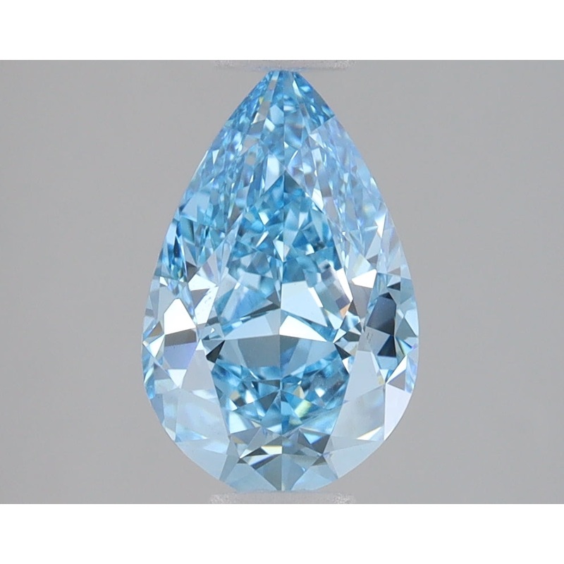 2.08 Ct Pear Lab Diamond  Fancy Vivid Blue  VS1   IGI