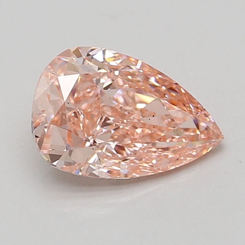 2.08 Ct Pear Lab Diamond  Fancy Vivid Pink  VS2   IGI