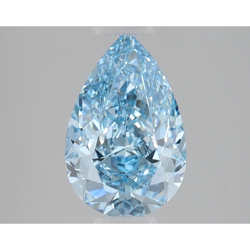 2.1 Ct Pear Lab Diamond  Fancy Vivid Blue  VS1   IGI