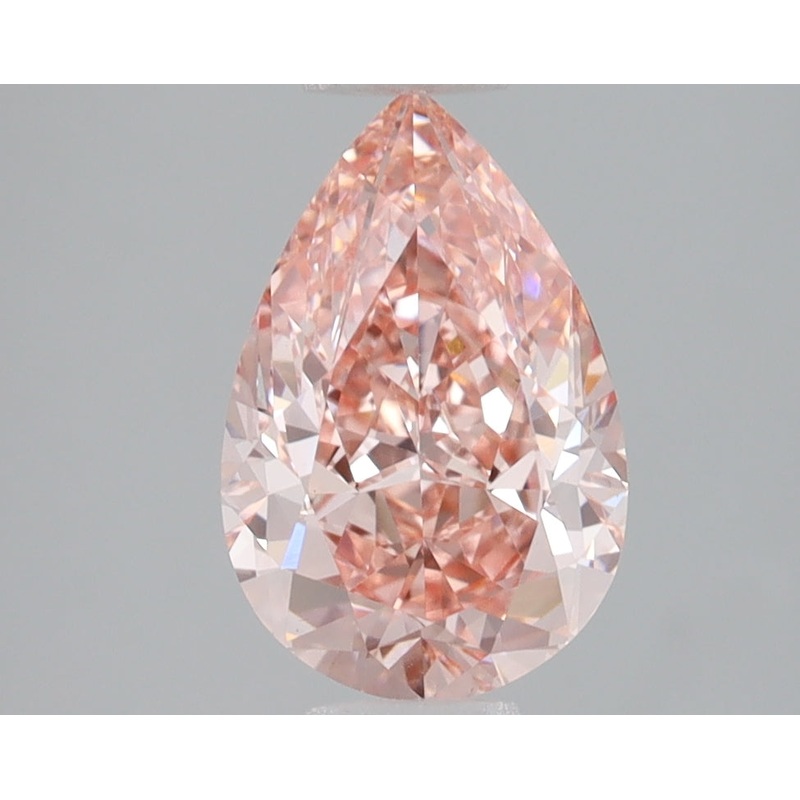 2.1 Ct Pear Lab Diamond  Fancy Vivid Pink  VS1   IGI