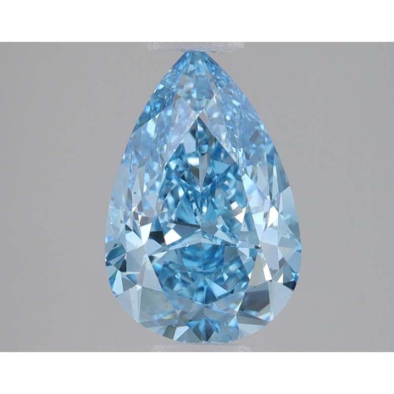 2.13 Ct Pear Lab Diamond  Fancy Vivid Blue  VS2   IGI