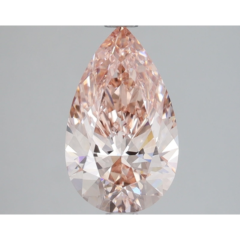 2.21 Ct Pear Lab Diamond  Fancy Intense Pink  VVS2   IGI
