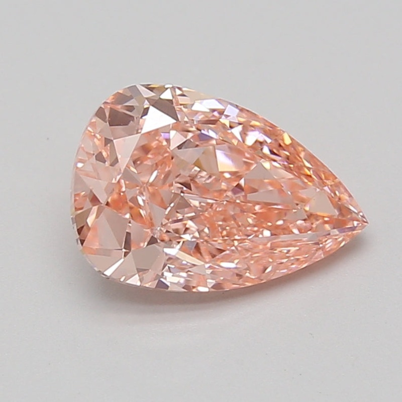 2.31 Ct Pear Lab Diamond  Fancy Vivid Pink  VVS2   IGI