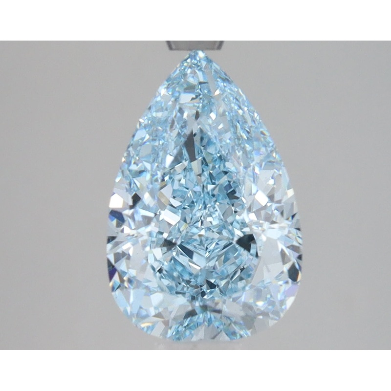 3.1 Ct Pear Lab Diamond  Fancy Vivid Blue  VS1   IGI