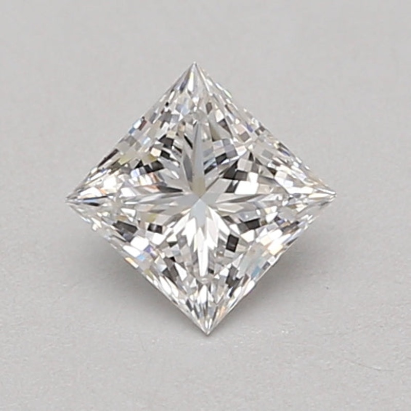 0.72 Ct Princess Lab Diamond  D  VS1   IGI