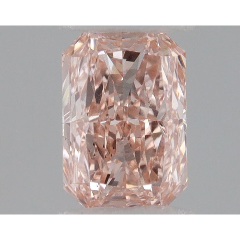 0.29 Ct Radiant Lab Diamond  Fancy Intense Pink  VS1   IGI