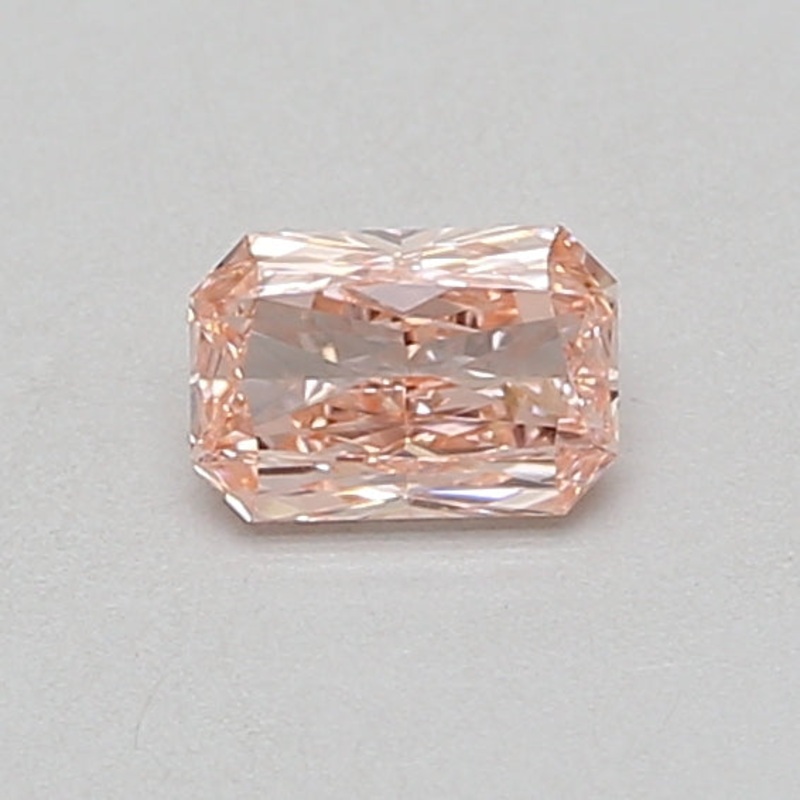 0.43 Ct Radiant Lab Diamond  Fancy Intense Pink  VVS2   IGI
