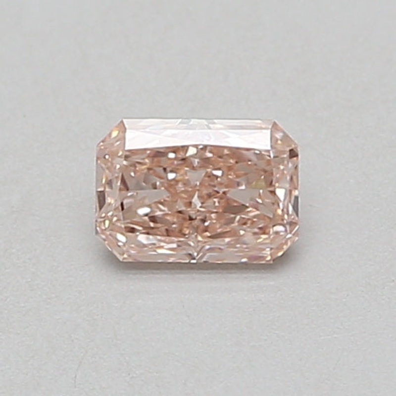 0.46 Ct Radiant Lab Diamond  Fancy Pink  VS1   IGI