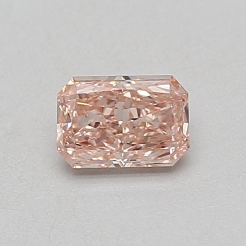 0.5 Ct Radiant Lab Diamond  Fancy Intense Pink  VVS2   IGI