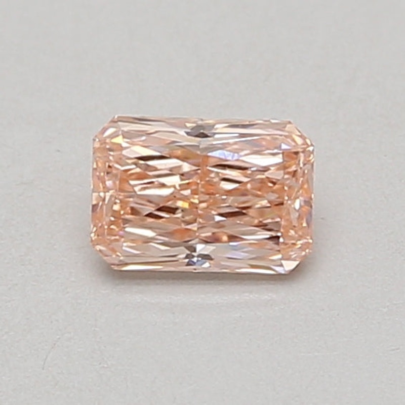 0.54 Ct Radiant Lab Diamond  Fancy Intense Pink  VS1   IGI
