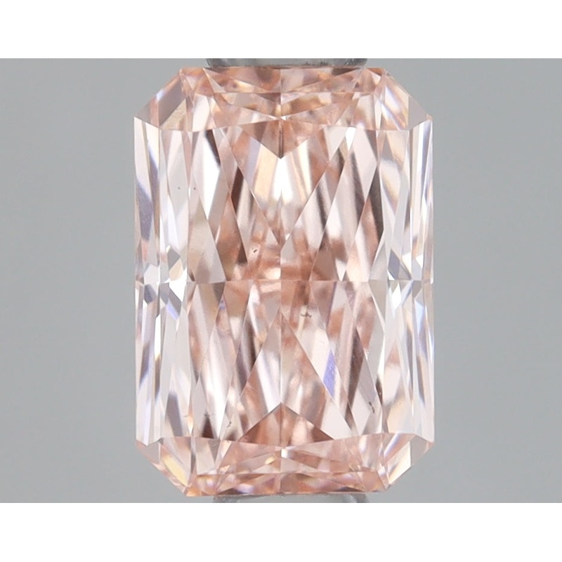 0.55 Ct Radiant Lab Diamond  Fancy Intense Pink  VS2   IGI