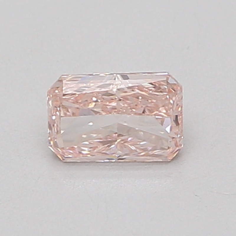 0.6 Ct Radiant Lab Diamond  Fancy Intense Pink  VS1   IGI