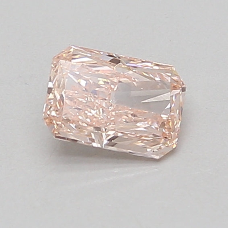 0.71 Ct Radiant Lab Diamond  Fancy Intense Pink  VS1   IGI