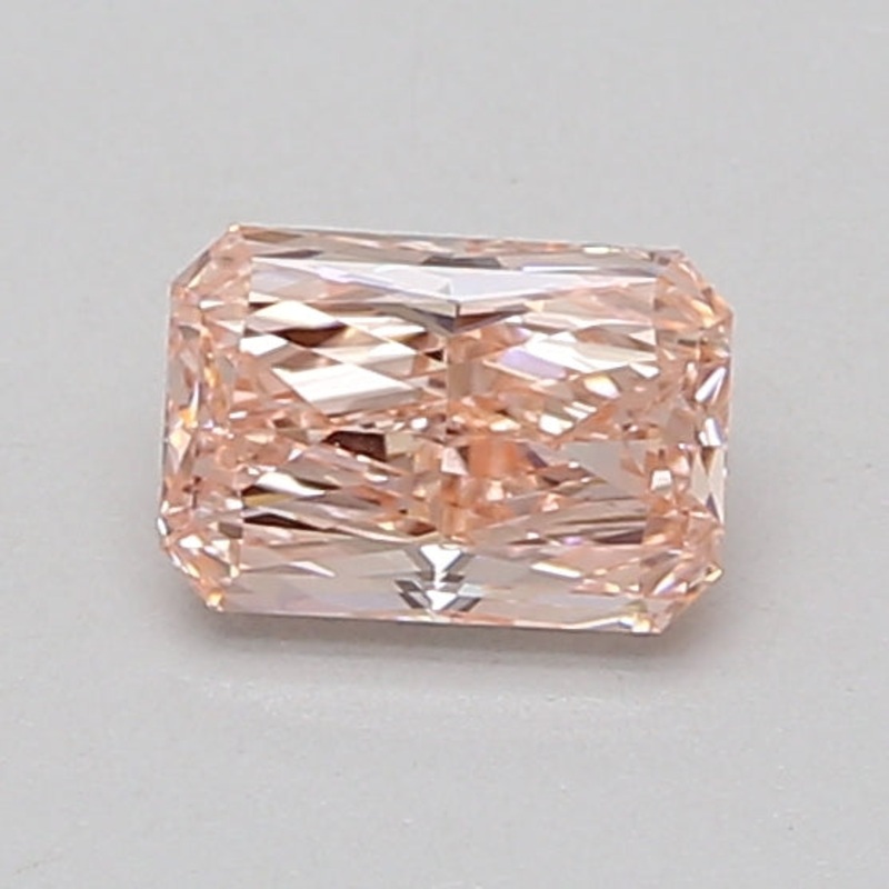 0.77 Ct Radiant Lab Diamond  Fancy Intense Pink  VVS2   IGI
