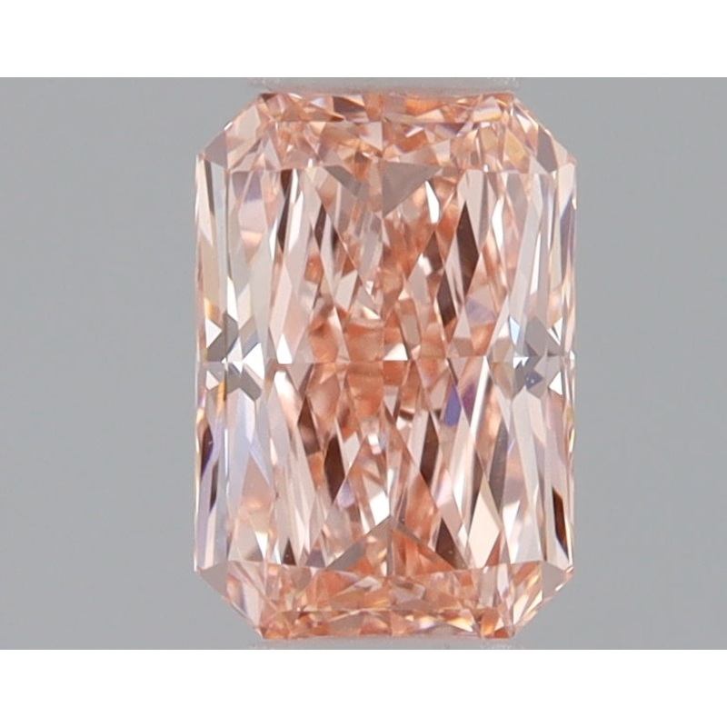 0.92 Ct Radiant Lab Diamond  Fancy Vivid Pink  VVS2   IGI