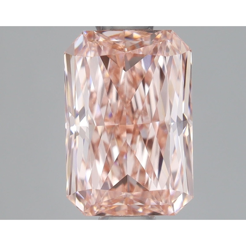 0.93 Ct Radiant Lab Diamond  Fancy Intense Pink  VVS2   IGI