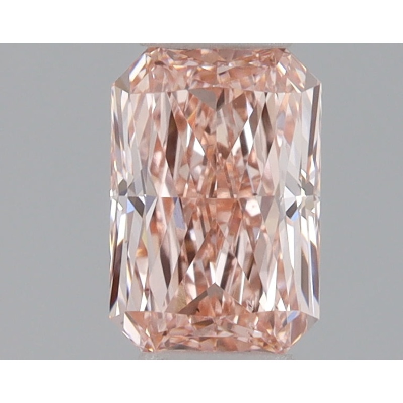 0.93 Ct Radiant Lab Diamond  Fancy Vivid Pink  VS2   IGI