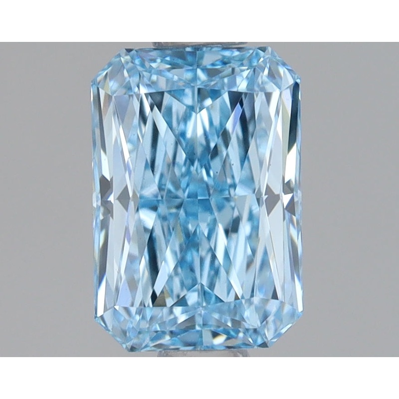 1.02 Ct Radiant Lab Diamond  Fancy Vivid Blue  VS1   IGI