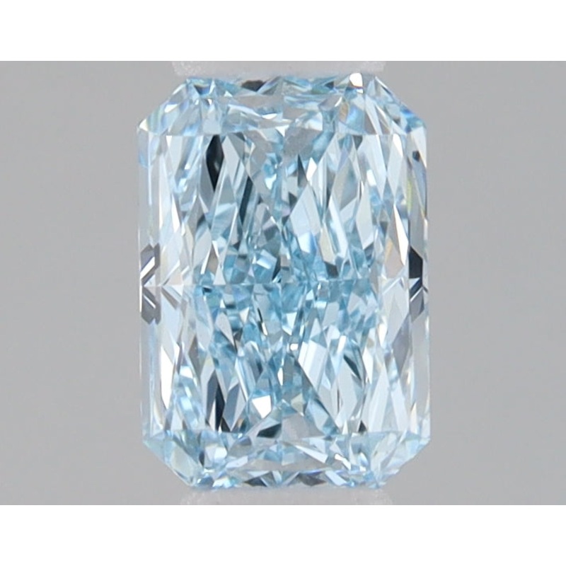 1.04 Ct Radiant Lab Diamond  Fancy Intense Blue  VVS2   IGI